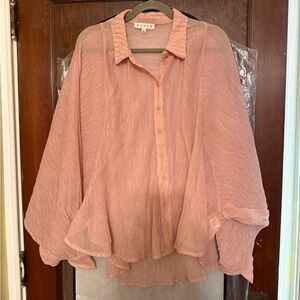 HYFVE Blush Sheer Blouse